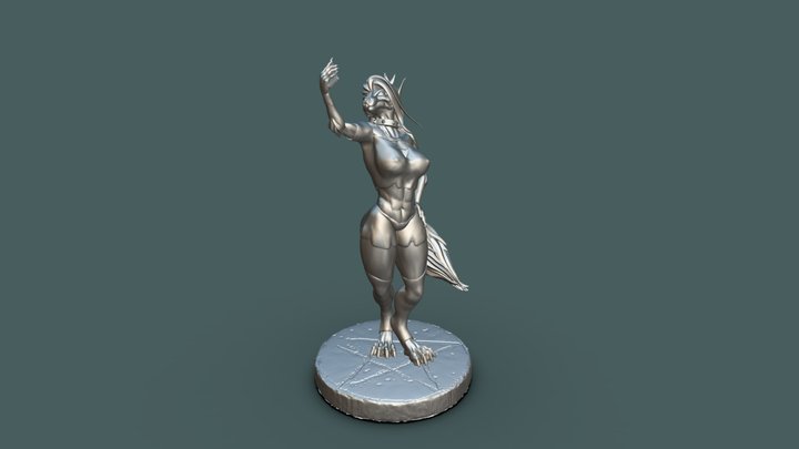 Loona from "Helluva Boss" 3D Model