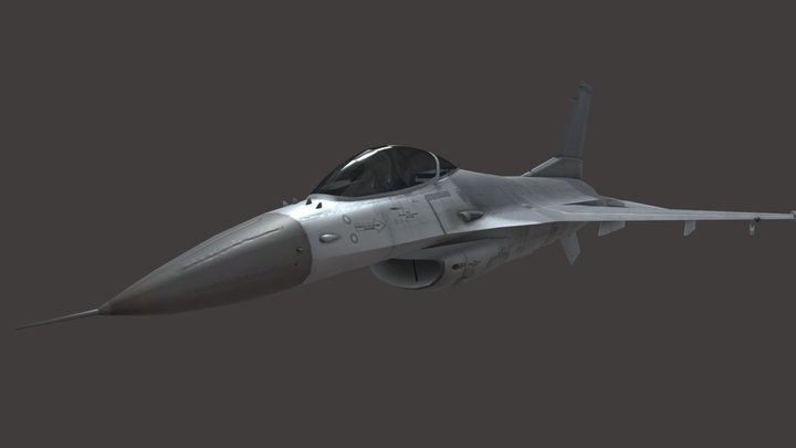 F16-C Falcon 3D Model
