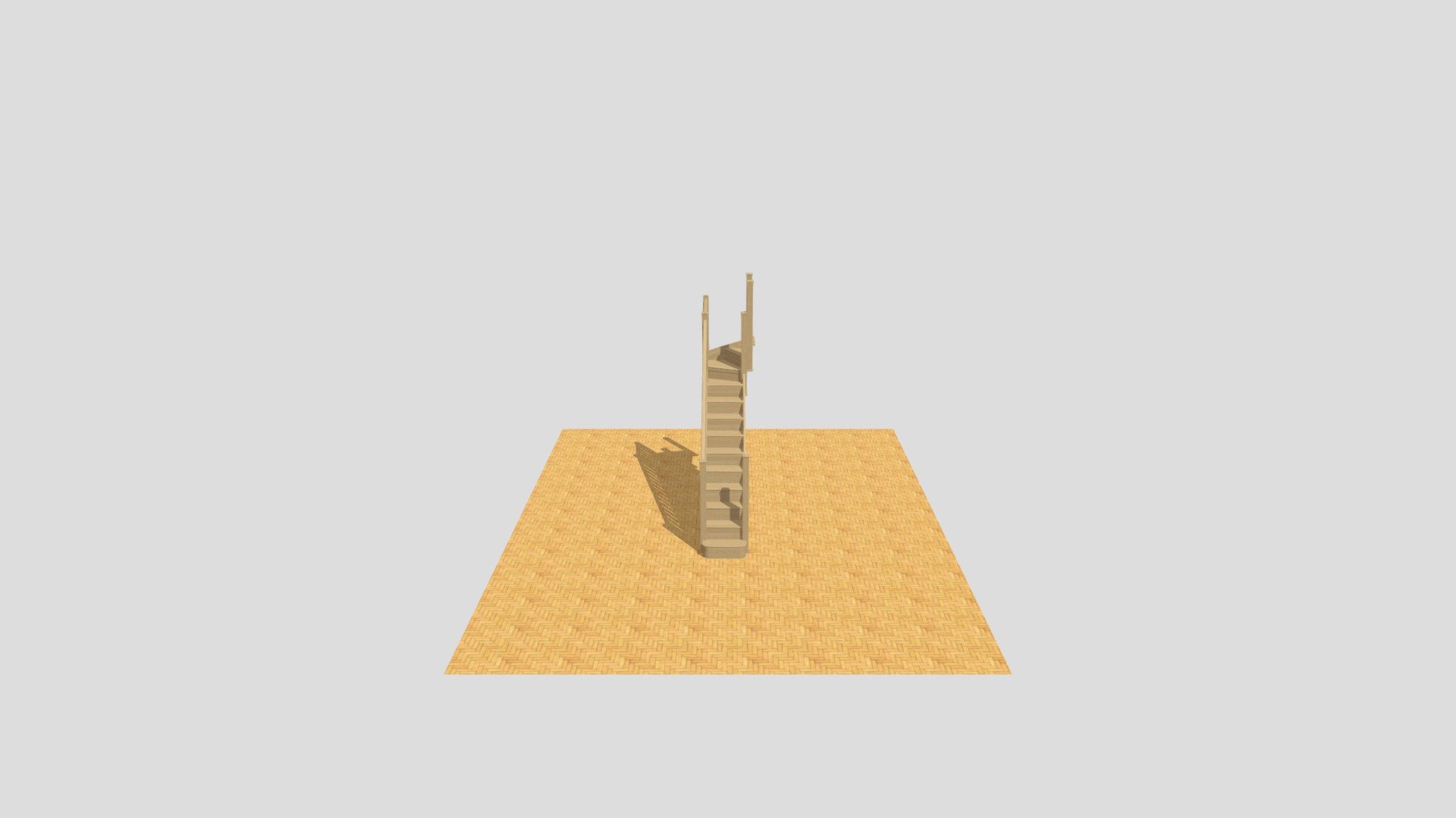 Oak winder staircase