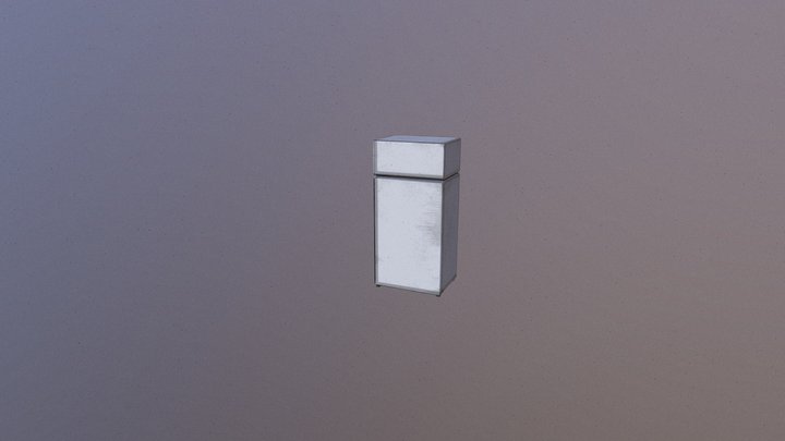 Old Fridge 3D Model