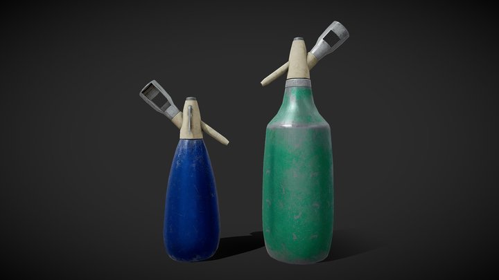 siphones vintage 3D Model