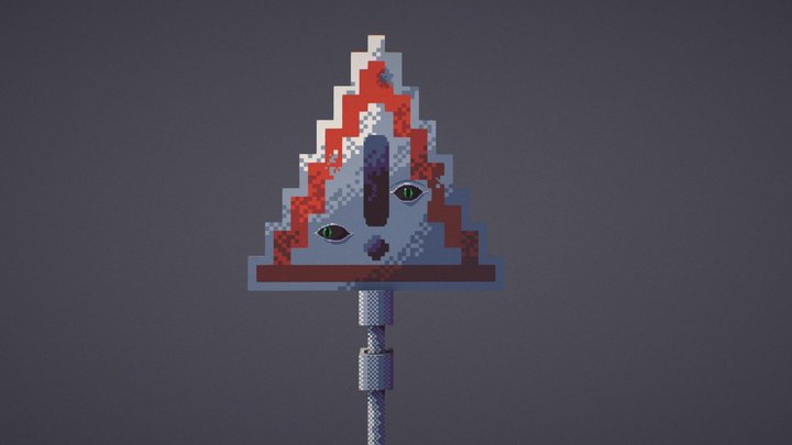 Sign Eyes 3D Model