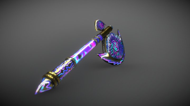 Asset Inca Axe 3D Model
