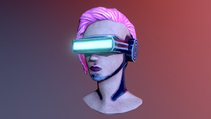 Cyberpunk bust 3D Model