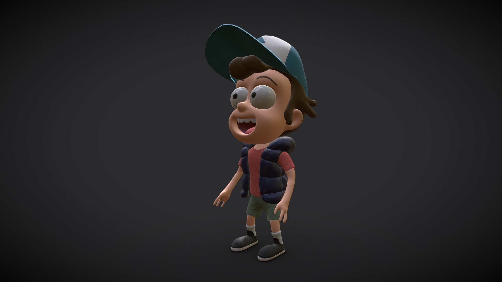 Dipper Pines 3d Model By Ara🍰 Araramos 4bc837d Sketchfab 3176