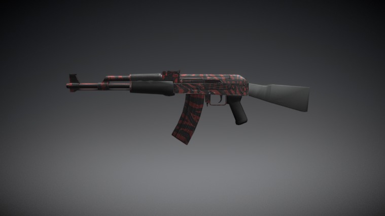 [BLACKSHOT] AK47 TIGER - 3D model by onelove1210 [4bc8dbc] - Sketchfab