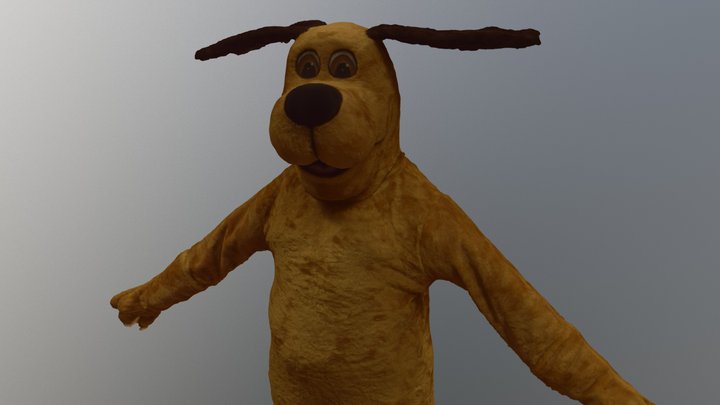 Duck Season Dog RAW Scan 3D Model
