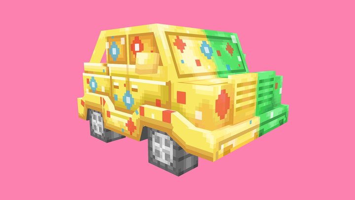 Clown Car 3D Model
