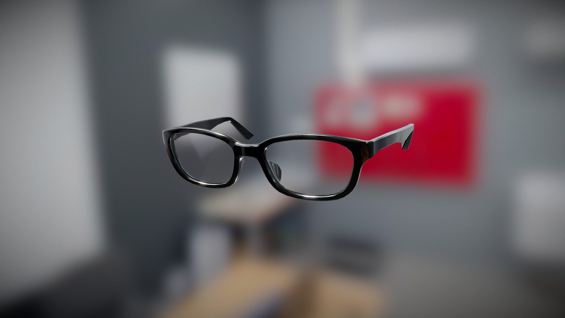 Generic Square Glasses (Black)