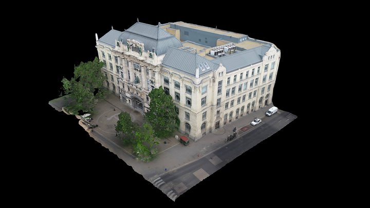 Liszt Ferenc Zeneművészeti Egyetem, Budapest 3D Model