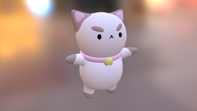 Puppycat 3D Model