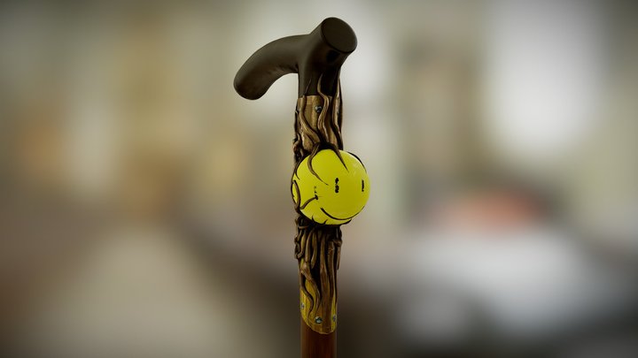 Walking Stick – Kostenloses 3D-Modell STL