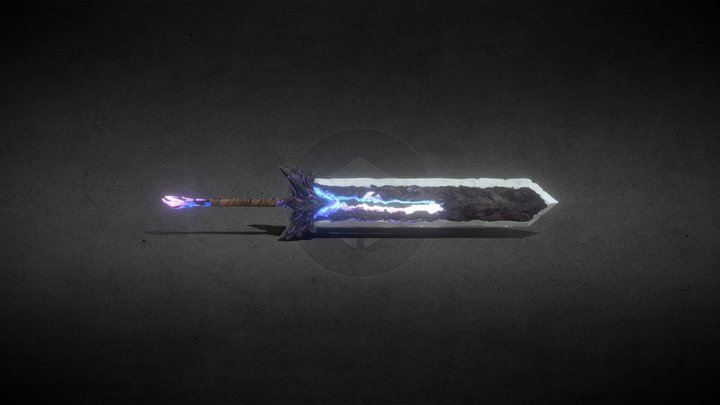 Fire Greatsword 3D Model