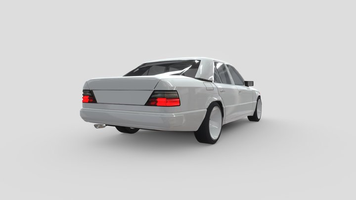 Mercedes Benz w124 3D Model