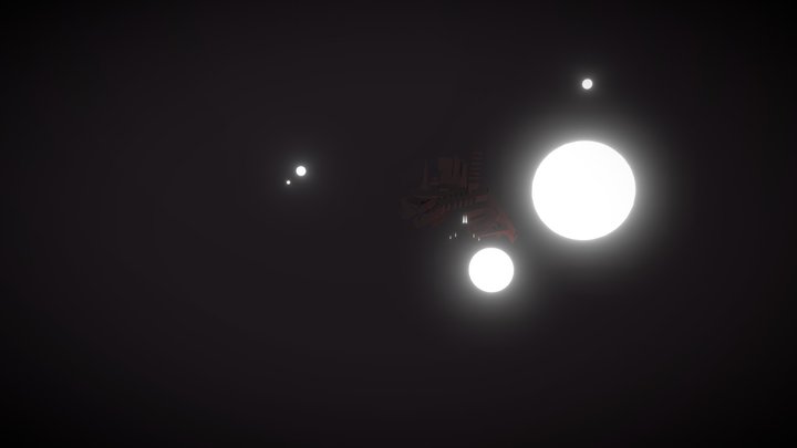 chaoticGlowScene 3D Model