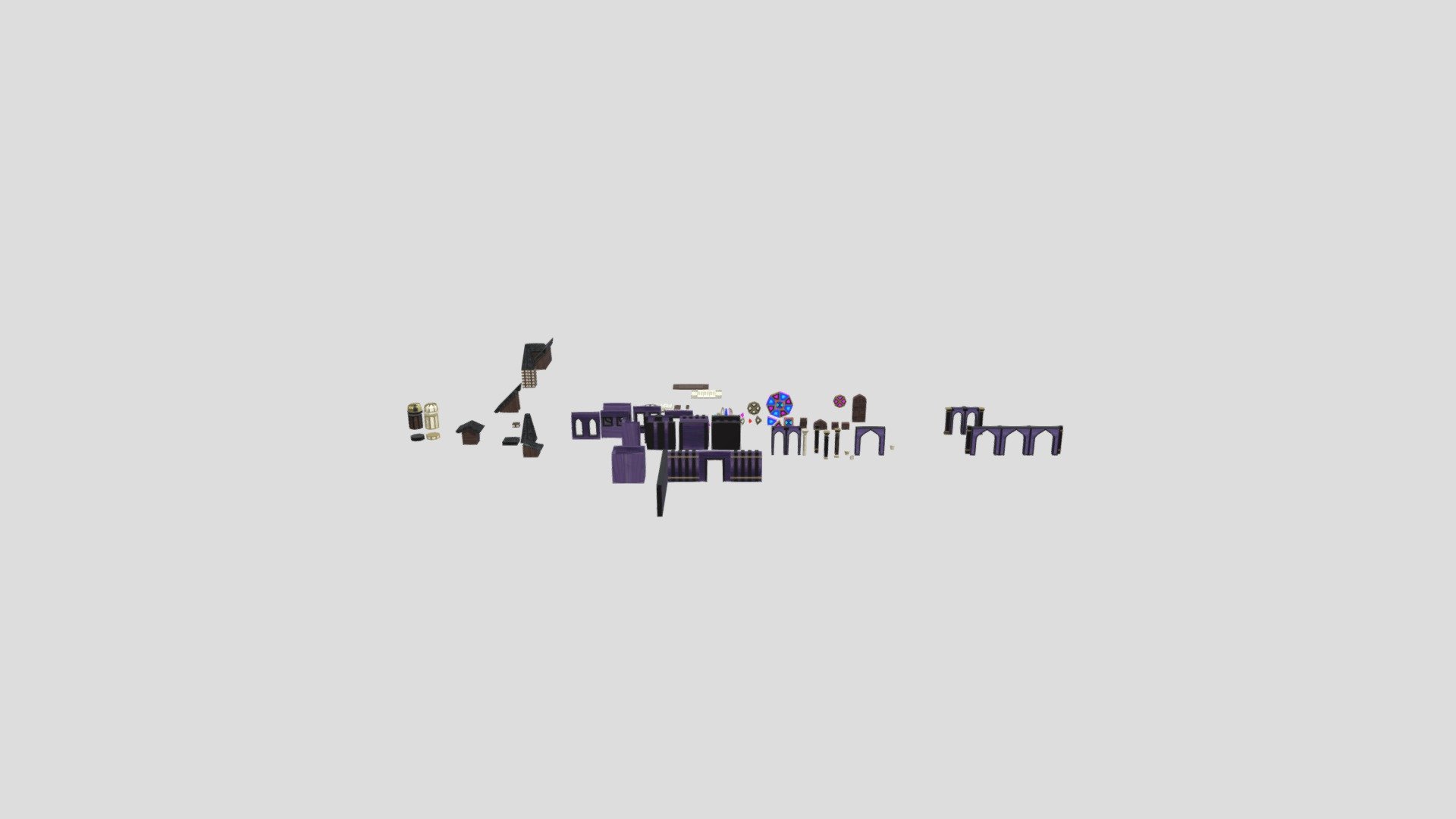 Modular Gothic Props