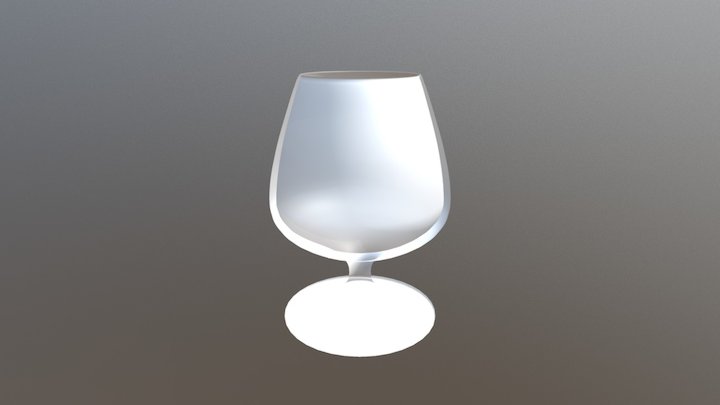 GlassWithWine 3D Model