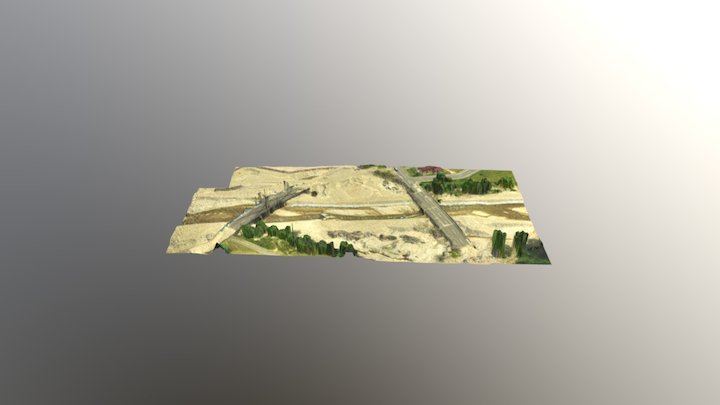 Pekerebetu river Disaster locations 3D Model