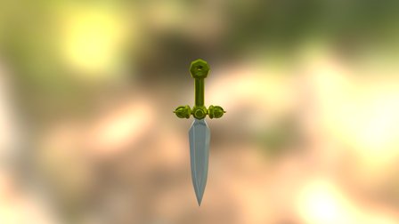 Ornamental dagger 3D Model