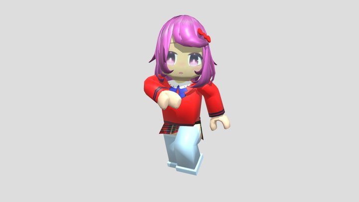 Roblox Girl based Character 3D Model
