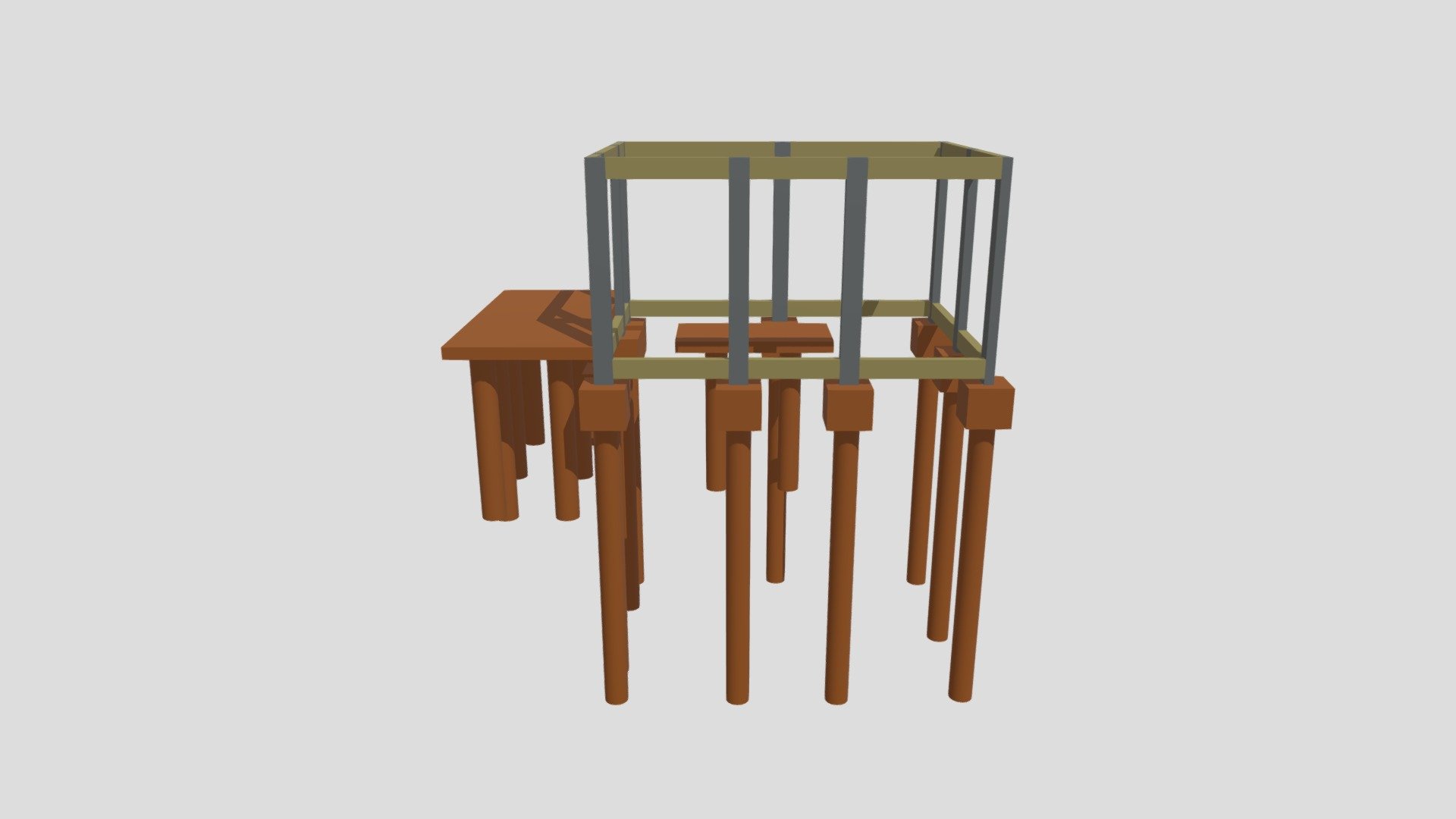 Malha 3D - Casa de Máquinas