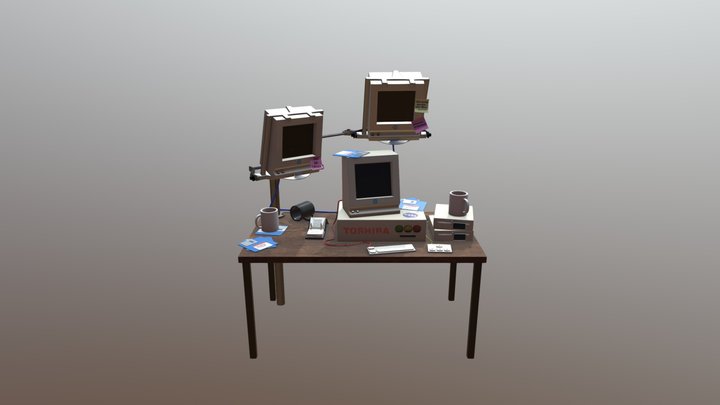 Cool Computer 3D Model