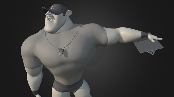 Coach Model 3D Model