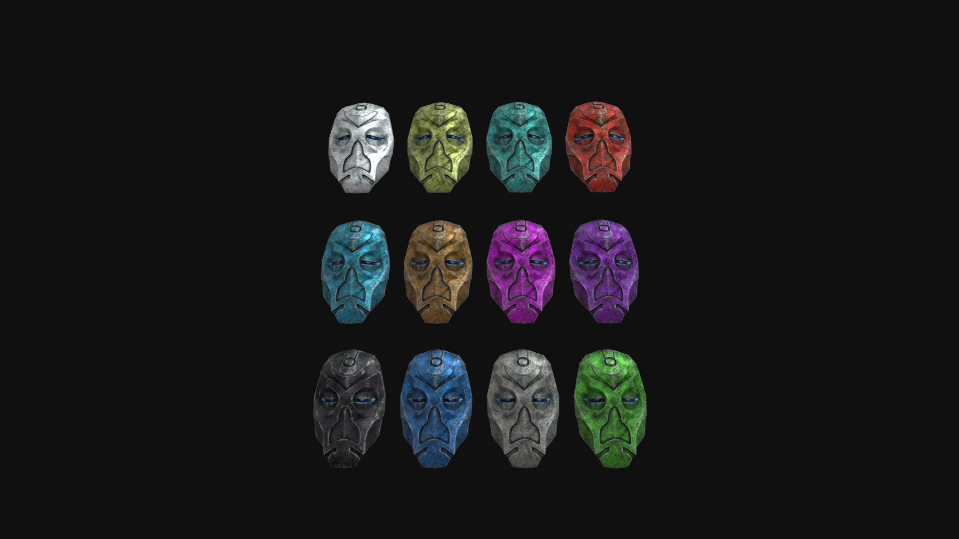Dragon Mask Pack. Skyrim