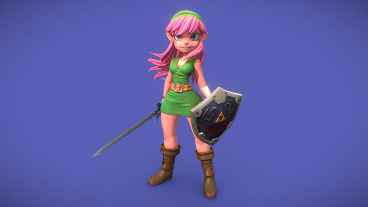 Pinkle - The Legend of Zelda 3D Model
