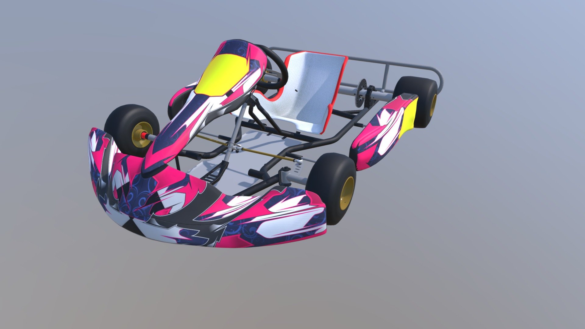 Kart - 3D model by jwkartgraphics [4bd46fb] - Sketchfab