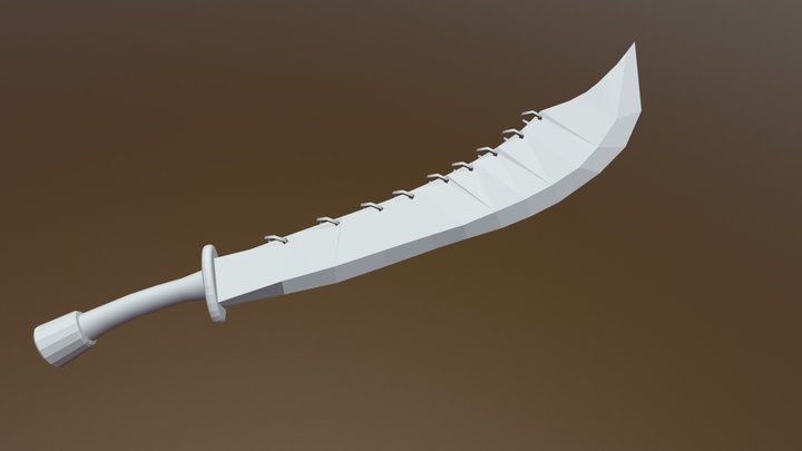 Oriental-sword downloadable 3D Model