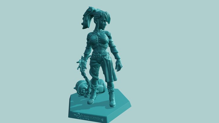 Girlscout wizard 3D Model