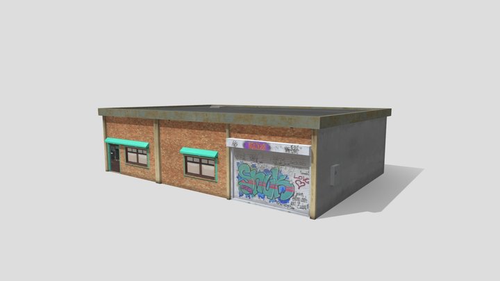 Cafe 3D Model