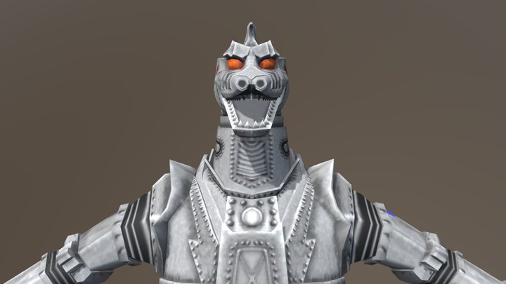 MechaGodzilla Wii (Godzilla Unleashed) Pipeworks – Free 3D Model STL