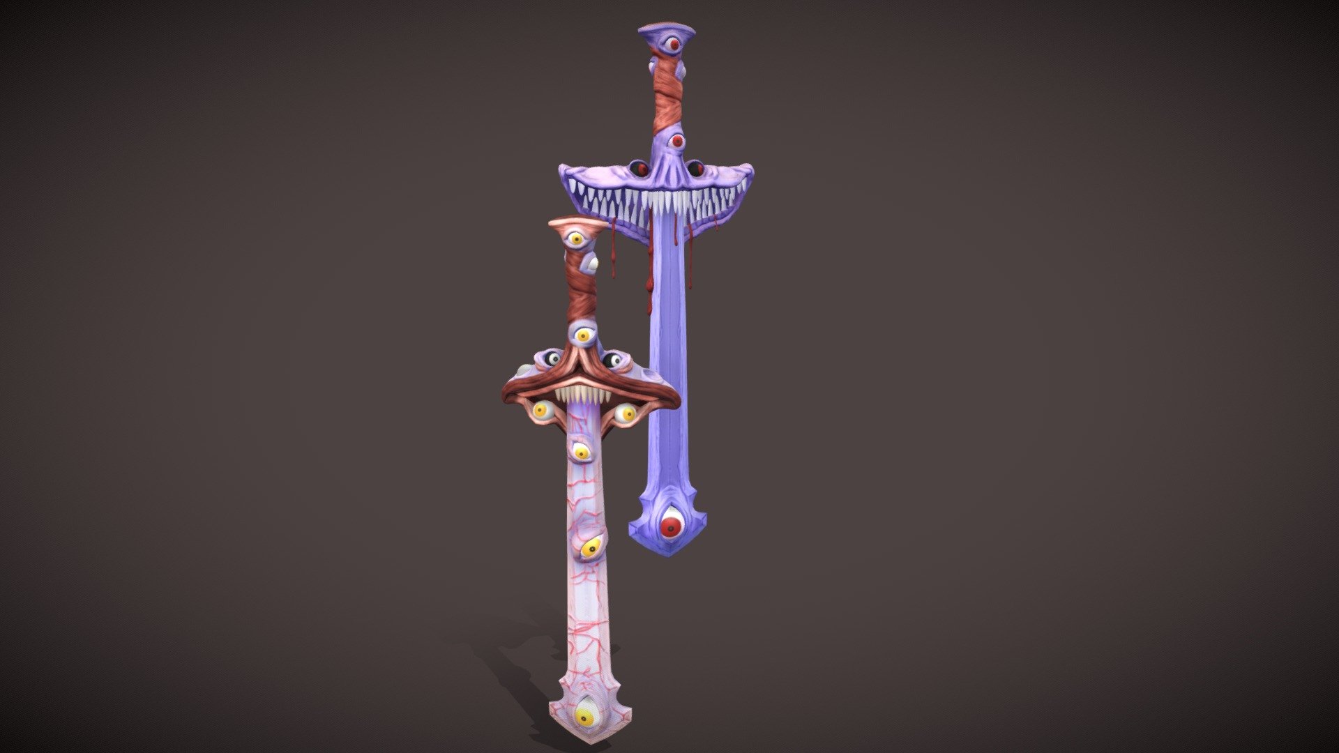 Fleshy Demon Swords - Buy Royalty Free 3D model by enyagerber [4bd6c92 ...