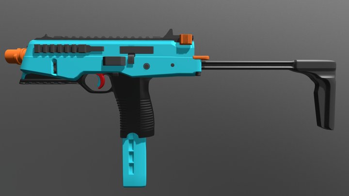 Mp9 semigun 3D Model