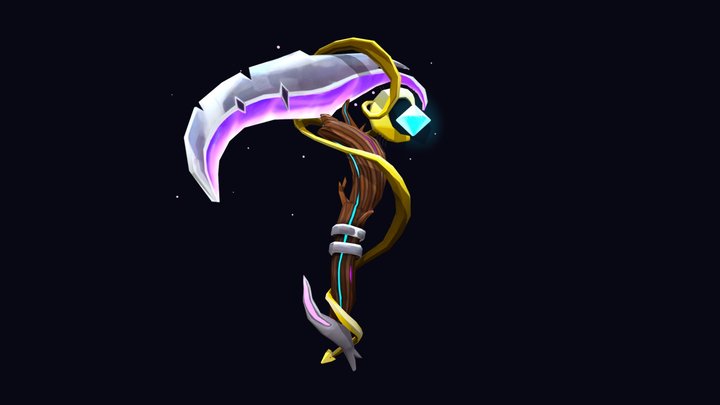 Scythe night elf 3D Model