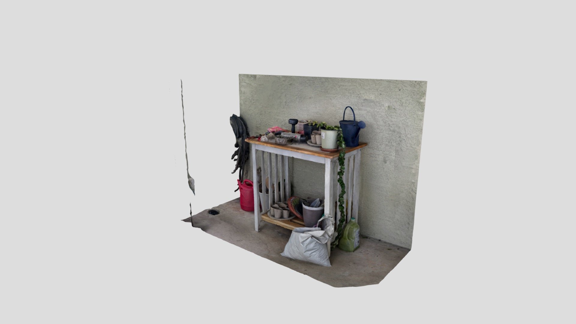 A gardening table