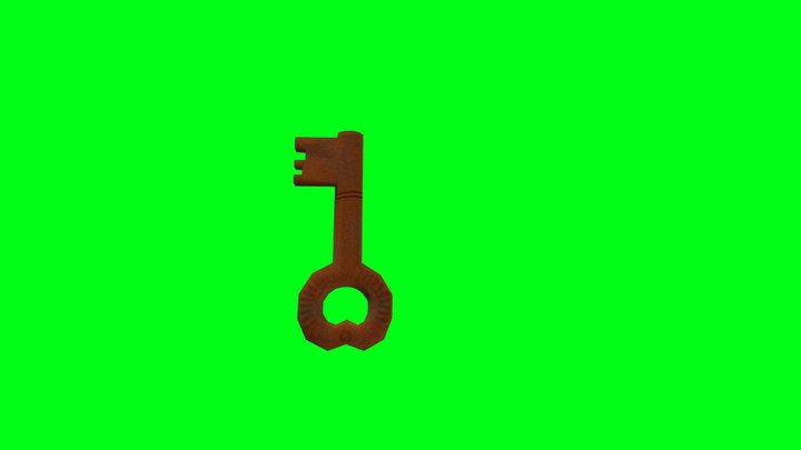 Copper Key 3D Model