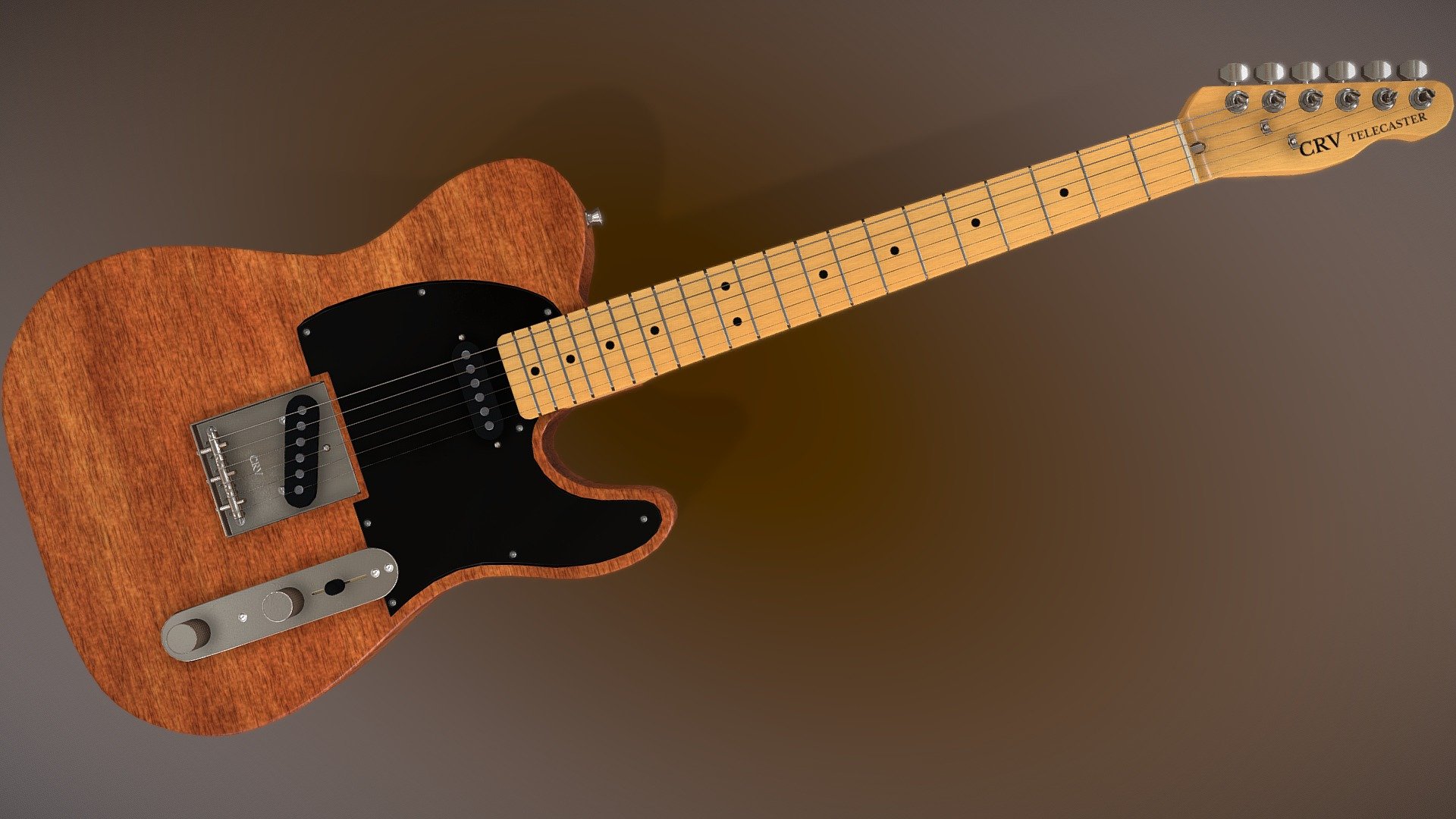 CRV Telecaster - Acajou & Maple - 3D model by CRV Conglomerate ...