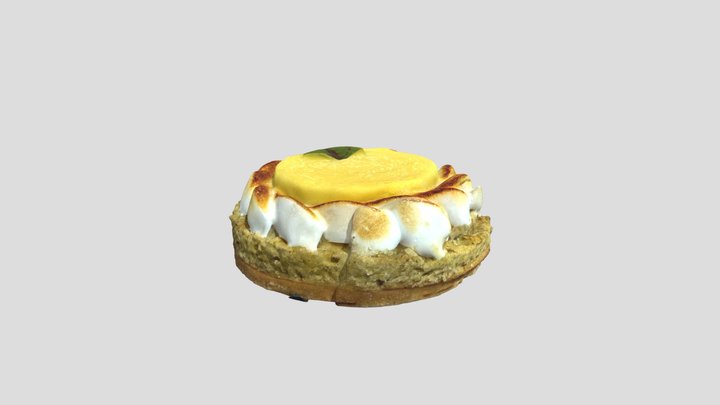 Lemon pie 3D Model