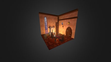 Black Mage Room 3D Model