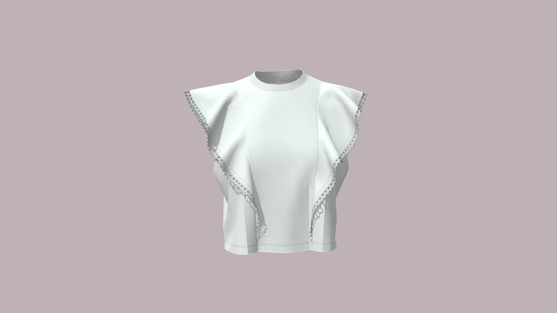 Ruffle Top - 3D model by featuringbyoi [4bdd0a4] - Sketchfab
