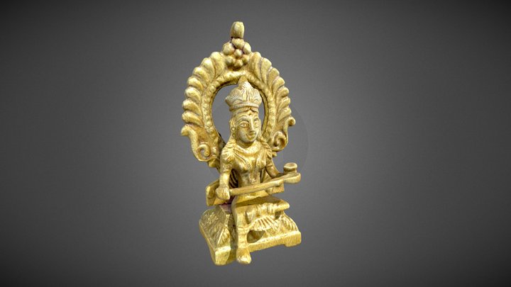 Annalakshmi - One who Bestows Grain 3D Model