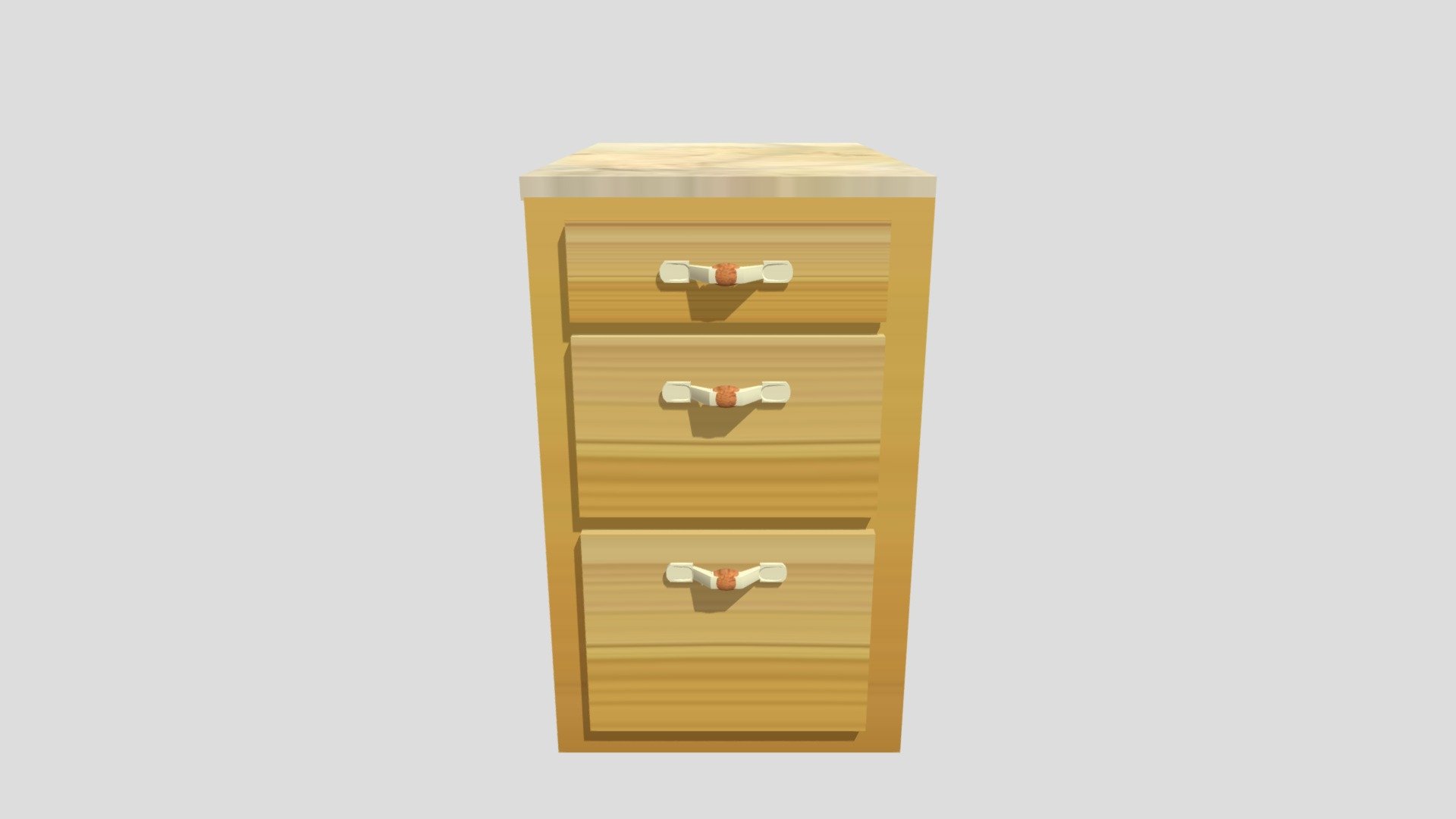 Wood drawer cabinet