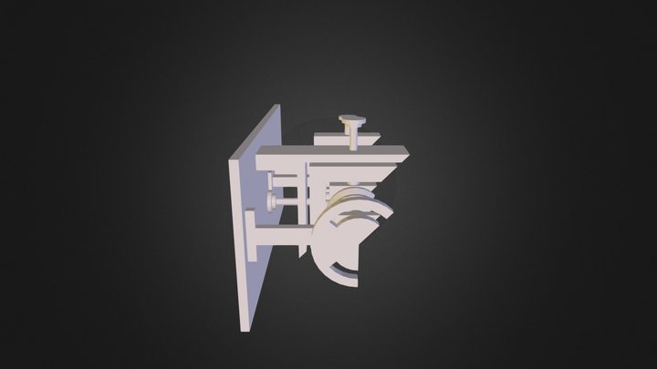 Section view of system model 3D Model