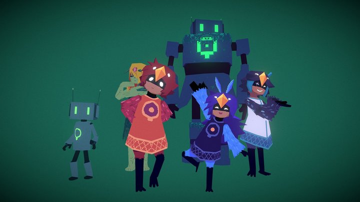 (OLD) OneShot Model Pack (Low Poly) | Part 3 3D Model