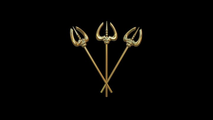 Hindu God Spear 3D Model
