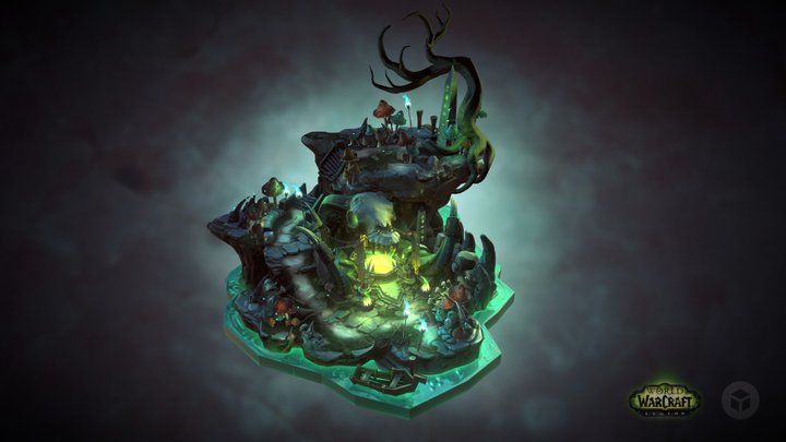 A rumble in the swamp 3D Model
