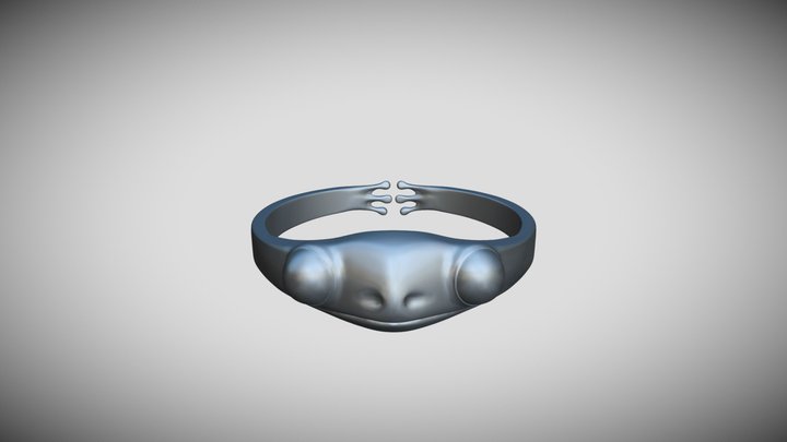 Frog Ring 3D Model